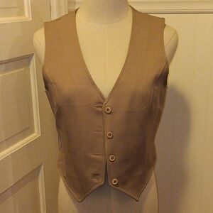 Vintage Sweetbriar tan polyester vest 10